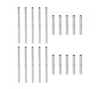 sourcing map 10pcs Watch Strap Tubes Pins 1.2mm Tube Dia 17mm Pin Length Stainless Steel Connecting Shaft for Watch Band Repairing Replacement