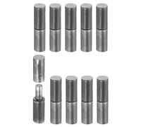 sourcing map 10Pcs Weldable Barrel Hinges, 2-3/8" x 9/16" Carbon Steel Heavy Duty Detachable Weld on Door Hinges for Metal Gate Swing Door Trailer Ramp