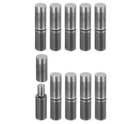 sourcing map 10Pcs Weldable Barrel Hinges, 3 1/2" x 3/4" Carbon Steel Heavy Duty Detachable Weld on Door Hinges for Metal Gate Swing Door Trailer Ramp