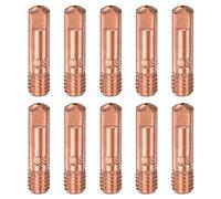 sourcing map 10Pcs Welder Tips .035" Bore Diameter M6 Copper Contact Tip for MIG 15AK Welding Torch Gun
