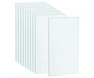 sourcing map 10pcs Welding Helmet Outer Cover Lens 4.15"x2.59"x0.03" for Darkening Welding Filter Protective Lens Welding Helmet Accessories, Clear