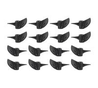 sourcing map 10Set RC Boat Propeller, 2 Blades Propellers 1.9mm Hole Dia 30mm OD CW Clockwise Rotating Drill Propeller for RC Boat, DIY Ship Model, Black