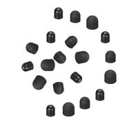 sourcing map 10Sets Replacement Stylus Pen Tips 6/7/8mm 3-in-1 Conductive Capacitive Touch Panel Pens Tips Silicone Rubber, Black