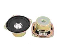 sourcing map 10W 4 Ohm Internal Magnet Speaker Loudspeaker 7.5 x 7.5 x 4cm 2Pcs