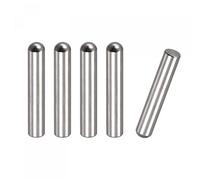 Sourcing Map 10x60mm Dowel Pins, 5pcs 304 Stainless Steel Round Head Flat Chamfered End Bunk Bed Pins Shelf Pegs Support Shelves Fasten Elements