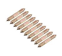 sourcing map 10x60mm Hanger Bolts, 12pcs Double Ended Self-Tapping Thread Wood to Wood Dowel Screws for Wood Connecting