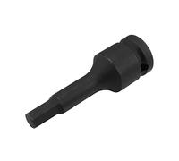 sourcing map 11/32" Impact Hex Bit Socket, 1/2" Square Drive 78mm Length CR-MO SAE Sizes