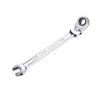 sourcing map 11/32 Inch Flex-Head Ratcheting Combination Wrench SAE 72 Teeth 12 Point Ratchet Box Ended Spanner Tools, Cr-V