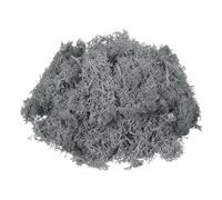sourcing map 11.3oz Preserved Reindeer Moss, Gray Decorative Artificial Fake Moss for Potted Plants Indoor Crafts Lichen Centerpieces Decor