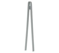 sourcing map 11.4" Silicone Toast Tongs, Kitchen Tong Heat Resistant Kitchen Utensil for Cooking Toaster Salad Food BBQ Pan Bacon Fried Steak, Gray