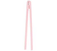 sourcing map 11.4" Silicone Toast Tongs, Kitchen Tong Heat Resistant Kitchen Utensil for Cooking Toaster Salad Food BBQ Pan Bacon Fried Steak, Pink