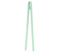 sourcing map 11.4" Silicone Toast Tongs, Kitchen Tong Heat Resistant Kitchen Utensil for Cooking Toaster Salad Food BBQ Pan Bacon Fried Steak, Light Green