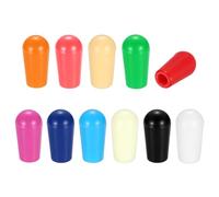 sourcing map 11 Pcs Switch Tip Knob for Electric Guitar, 8/32" Thread 5-Way 3-Way Toggle Switch Cap, Durable Replacement Parts for Import Style Electric Guitar, 11 Colors