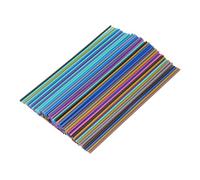 sourcing map 110 Pcs 3D Pen Refills, Low Print Temperature Filament 2.5mm x 15cm PCL Printer Filament Refill Packs, Only Support for 3D Pens, 10 Color Mix