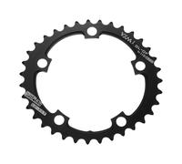 sourcing map 110BCD Bike Chainring 35T 9/10/11/12 Speed 152mm Diameter Round Aluminum Narrow Wide Tooth Bike Chainwheel for MTB Road Bike, Black