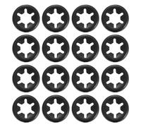 sourcing map 110Pcs Internal Tooth Lock Washers, M5 ID 12mm OD Star Locking Washer Quick Speed Retaining Clips Fasteners for Machinery, Automobile, Industrial Use, Flipped Edge