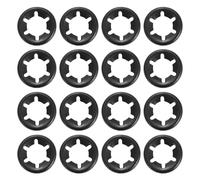 sourcing map 110Pcs Internal Tooth Lock Washers, M7 ID 15mm OD Star Locking Washer Quick Speed Retaining Clips Fasteners for Machinery, Automobile, Industrial Use, Flipped Edge