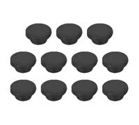 sourcing map 11pcs T-Shaped Silicone Plugs 26mm 1 Inch Dia Snap in Plug Hole Seal Cover Round Rubber Stopper for Kitchen Rubber Bulkheads Waterproof Sealing Plugs Black