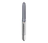 sourcing map #12-40 UNS Thread Tap 6542 Cobalt High-Speed Steel TiCN Coated Plug Tap Right Hand Flat Head 3 Straight Flutes Screw Threading Hand Tap