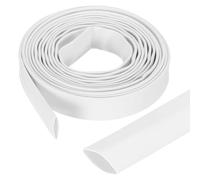 sourcing map 12.7mm Heat Shrink Tubing Waterproof, 3:1 Dual Wall Marine Adhesive Lined Industrial Heat Shrink Tube Wiring Wrap 10ft 1/2 Inch, White-3m