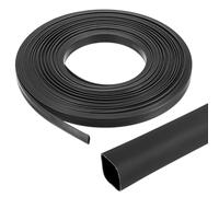 sourcing map 12.7mm Heat Shrink Tubing Waterproof, 3:1 Dual Wall Marine Adhesive Lined Industrial Heat Shrink Tube Wiring Wrap 100ft 1/2 Inch, Black-30m