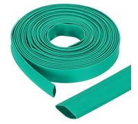 sourcing map 12.7mm Heat Shrink Tubing Waterproof, 3:1 Dual Wall Marine Adhesive Lined Industrial Heat Shrink Tube Wiring Wrap 20ft 1/2 Inch, Green-6m