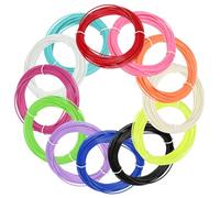 sourcing map 12 Colors ABS 3D Pen Printer Filament Refills, Each Color 16.4 Feet Total 197 Feet 1.75mm Printing Filament for Most 3D Printing Pens