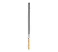 sourcing map 12" Half Round Medium Cut File Double Cut Teeth Bastard Metal File High Carbon Steel T12 with Wood Handle for Metal Wood Tool Sharpener, Gray