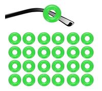 sourcing map 12 Pairs Glasses Ear Grip 0.52" Silicone Ring Type Anti-Slip Ear Hook Eyewear Retainer Eyeglass Temple Tips Sleeve Retainer for Glasses Sunglasses Sports Eyeglasses, Green