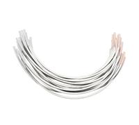 sourcing map 12 Pairs Stainless Steel Underwires for Bra, 7.3 Inch Underwires for Bras Replacement Bra Wires Repair Parts Sewing Supplies Regular Wire Size for A Cup Support, Silver