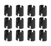 sourcing map 12 Pairs Wire Shelf Clips 5/8"(16mm) ABS Plastic Shelf Lock Clips for Wire Shelving Shelf Lock Clips Replacements Accessories Parts Post Shelving