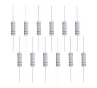 sourcing map 12 Pcs 0.12 ohm Resistor 5 Watt Metal Film Fixed Resistor for Breadboard and DIY Electronics