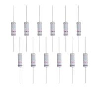 sourcing map 12 Pcs 0.22 ohm Resistor 5 Watt Metal Film Fixed Resistor for Breadboard and DIY Electronics