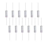 sourcing map 12 Pcs 200K ohm Resistor 5 Watt Metal Film Fixed Resistor for Breadboard and DIY Electronics