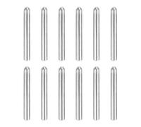 sourcing map 12 pcs 304 Stainless Steel Dowel Pins, 3x25 mm Round Head Flat Chamfered End Metal Dowel Pin Shelf Support Pegs Rod Fasten Elements for Furniture DIY Project
