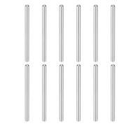 sourcing map 12 pcs 304 Stainless Steel Dowel Pins, 5x70 mm Round Head Flat Chamfered End Metal Dowel Pin Shelf Support Pegs Rod Fasten Elements for Furniture DIY Project
