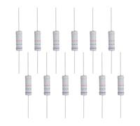 sourcing map 12 Pcs 75K ohm Resistor 5 Watt Metal Film Fixed Resistor for Breadboard and DIY Electronics