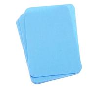 sourcing map 12 Pcs Iron-on Patches for Clothing Fabric Repair Patches Iron-On Mending Fabric 4.1"x3" for Clothes, Pants, Bags Hole Repairing Decoration (Sky Blue)
