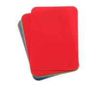 sourcing map 12 Pcs Iron-on Patches for Clothing Fabric Repair Patches Iron-On Mending Fabric 4.1"x3" for Clothes, Pants, Bags Hole Repairing(Grass Green,Brown,Sapphire Blue,Bright Red)