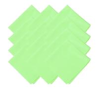 sourcing map 12 Pcs Microfiber Cleaning Cloth for Glasses, 11.8 x 11.8 Inch Eyeglass Cleaning Cloth, Glasses Cleaner Wipes for Electronics Lenses Screens Cameras Cell Phones, Green