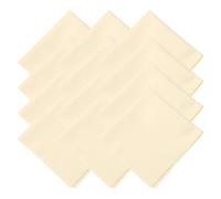 sourcing map 12 Pcs Microfiber Cleaning Cloth for Glasses, 8 x 8 Inch Eyeglass Cleaning Cloth, Glasses Cleaner Wipes for Electronics Lenses Screens Cameras Cell Phones, Beige