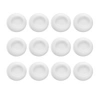 sourcing map 12 Pcs Piggy Bank Plug 25 Mm/0.98" ID 37 Mm/1.46" OD Plastic Round Stoppers Plugs Saving Box Plug Replacement Bank Hole Sealing Plug for Coin Bank Money Saving Box, White