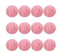 sourcing map 12 Pcs Precut Walkers Tennis Balls, Universal Precut Glide Ball Walkers Accessories Glides for Furniture Legs and Floor Protection, Pink