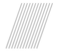 sourcing map 12 Pcs Round Steel Rod 2.5mm Diameter HSS Lathe Bar Stock Tool 100mm Long for Shaft Gear Drill Lathes Boring Machine Turning Miniature Axle Cylindrical Pin DIY Craft Tool