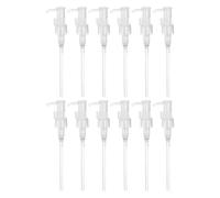 sourcing map 12 Pcs Soap Dispenser Pump Heads, Lotion Hand Soap Dispensers Top Pumps Replacement Clip-on Pumphead for Standard 20/410 Thread Size Lotion Shampoo Bottle in Kitchen, Transparent