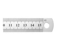 sourcing map 12 Pcs Steel Ruler 6"x3/4" Machinist Metal Ruler Carbon Steel Metric Straight Edge Measuring Tools 0.4mm Thick for Engineering Architect Drawing Home Office