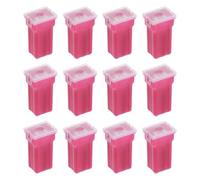 sourcing map 12 Pcs Tall Profile Car Fuses,32V DC 30A Box Shaped Cartridge Fuse Automotive for Pickup Trucks,Cars,Rvs,Boats