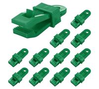 sourcing map 12 Pcs Tarp Clips Heavy Duty Grip, Tent Clip Secures Tarps for Camping Awnings Caravan Canopies Car Covers Swimming Pool Covers Boat Cover, Green