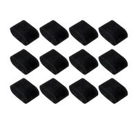 sourcing map 12 Pcs Watch Display Pillow, 2.8x1.7x1.2 Inch Flannelette Bracelet Pillows, Display Storage Cushion for Watch Bangle Jewelry, Black
