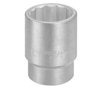 sourcing map 12 Points Socket 3/4" Drive 29mm Metric Shallow Impact Socket 2.2" (55mm) Long 40CR-V Steel Zinc Plating for Home Auto Nuts Bolts Repair